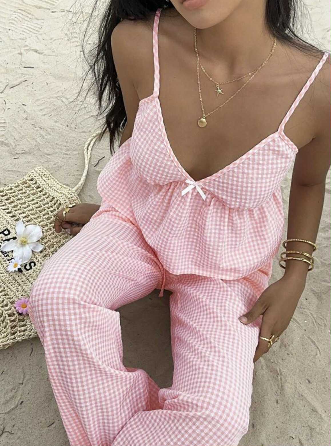 Pink Blossom Beach Set