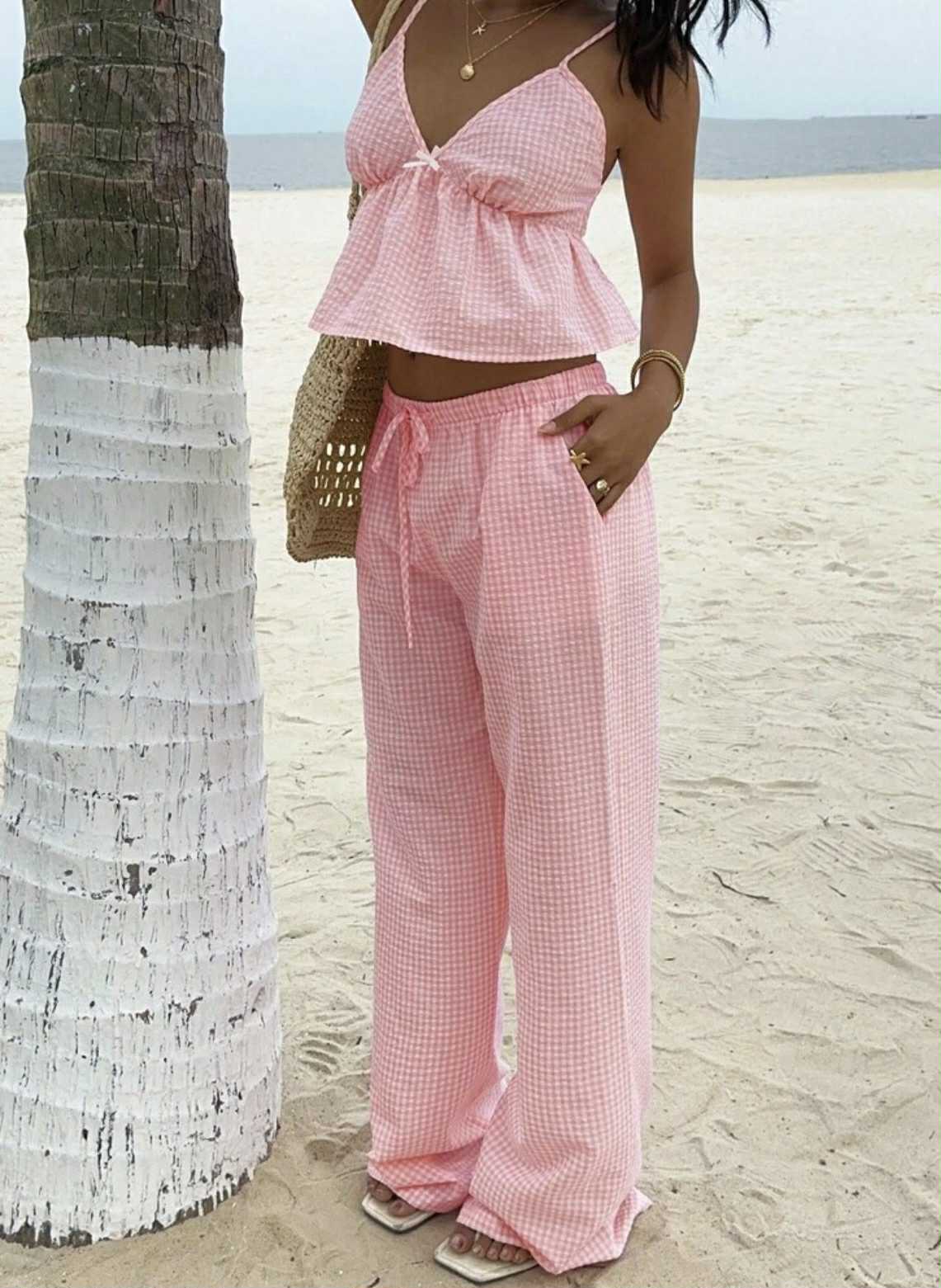 Pink Blossom Beach Set