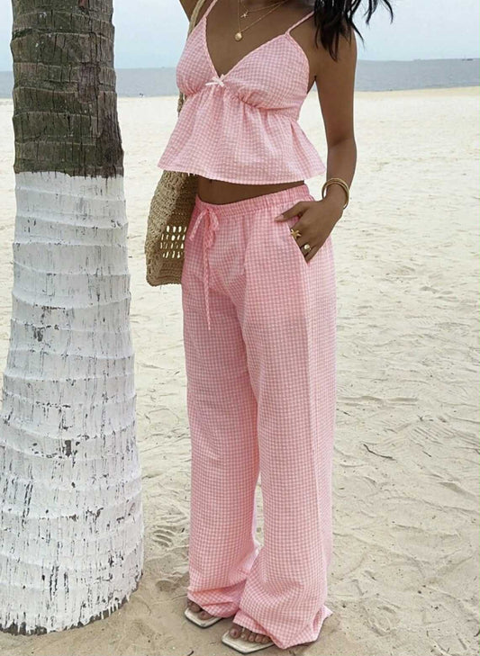 Pink Blossom Beach Set