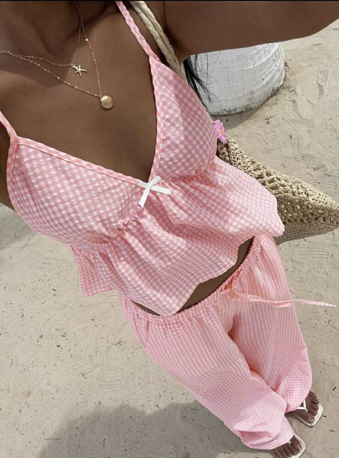 Pink Blossom Beach Set