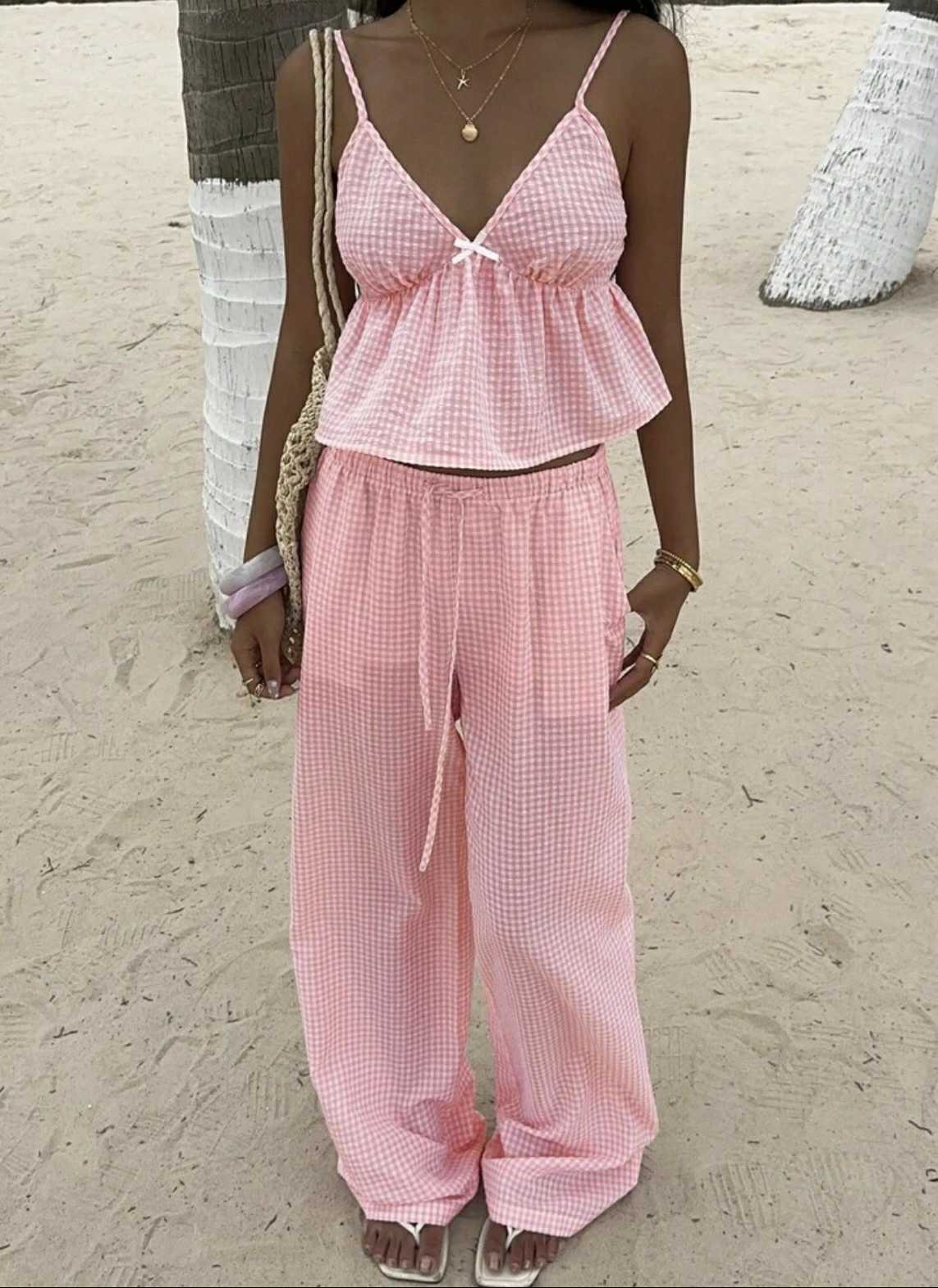 Pink Blossom Beach Set